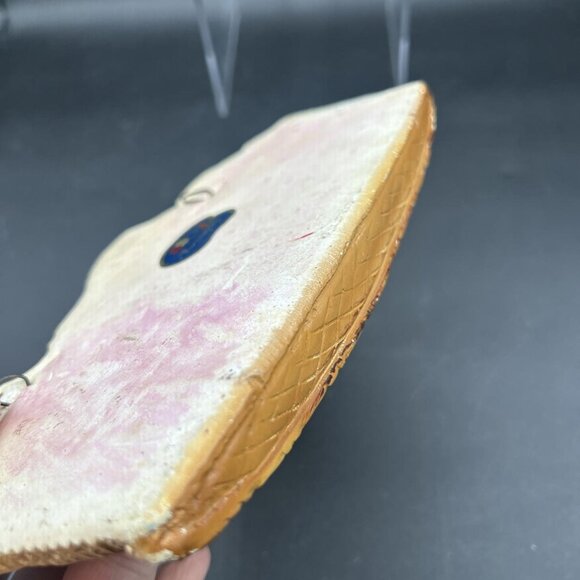 Wall Decor Dogs In A Basket with Cricket Chalkware Vintage Circa 1974 Kitsch - Picture 8 of 8